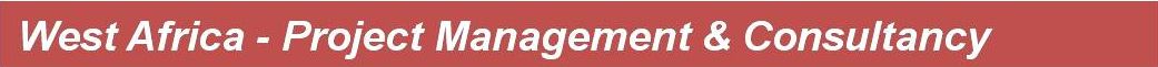 West Africa - Project Management and Consultancy